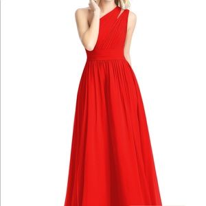 Azazie Molly in Red - Formal Dress